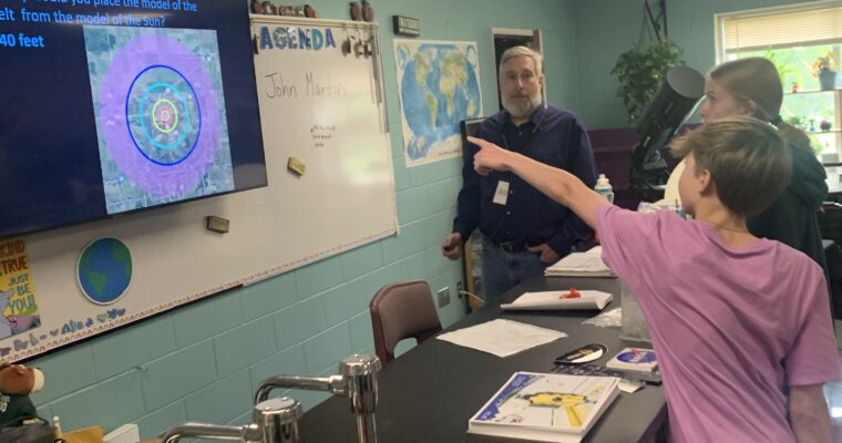 Exploring the Solar System with Plainview Elgin Millville Middle School May 2024